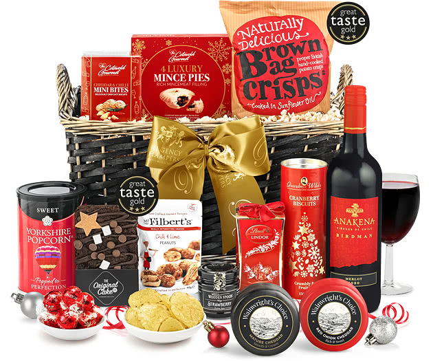 Season's Selection Hamper With Red Wine